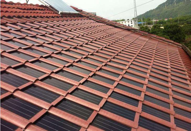 厂家直销新型太阳能光伏瓦 复合材料 农村自建房别墅发电瓦10w